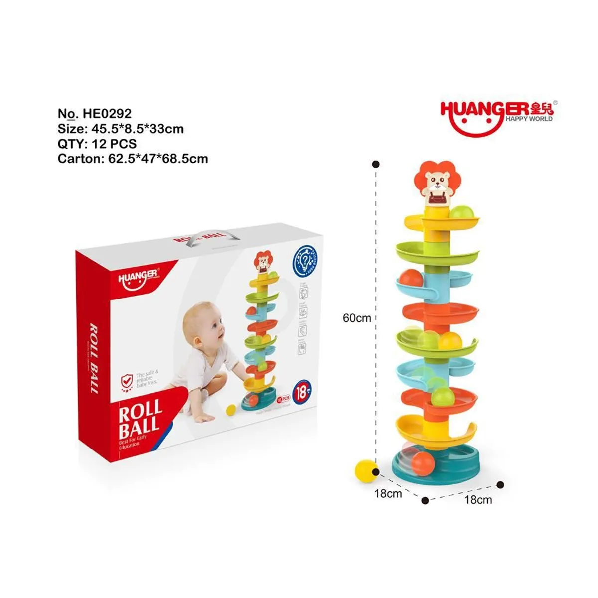 GENERICO - Juego Gira La Pelota Huanger