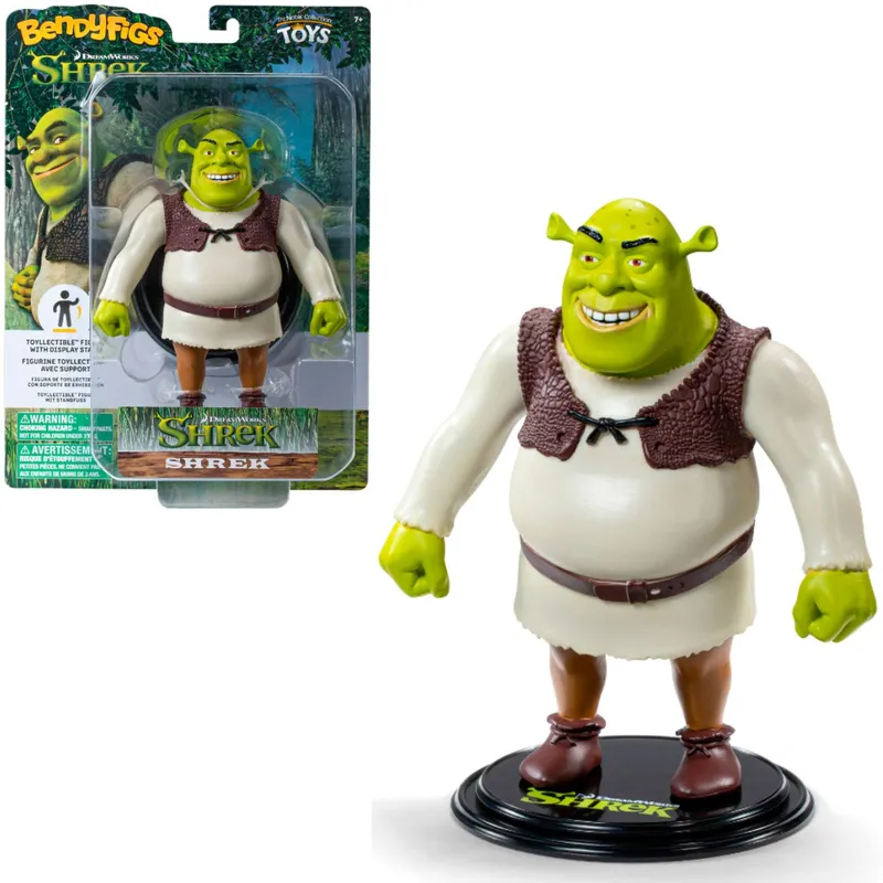 NOBLE - Shrek - Figura de acción Bendyfigs - Noble Collection