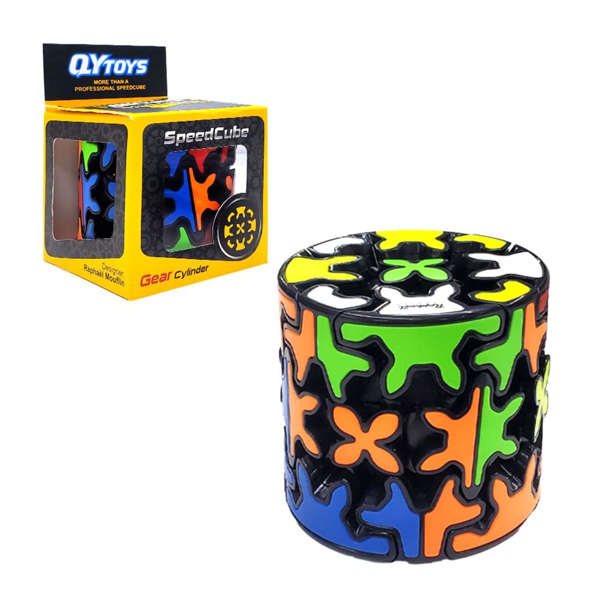 GENERICO - Cubo rubik rompecabezas cilindro  qytoys  eqy765  mf-014