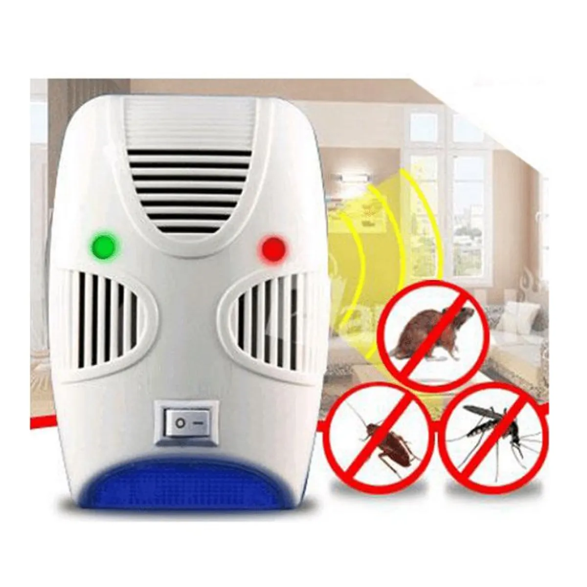 GENERICO - Repelente Elimina Mata Insectos Cucarachas y Roedores