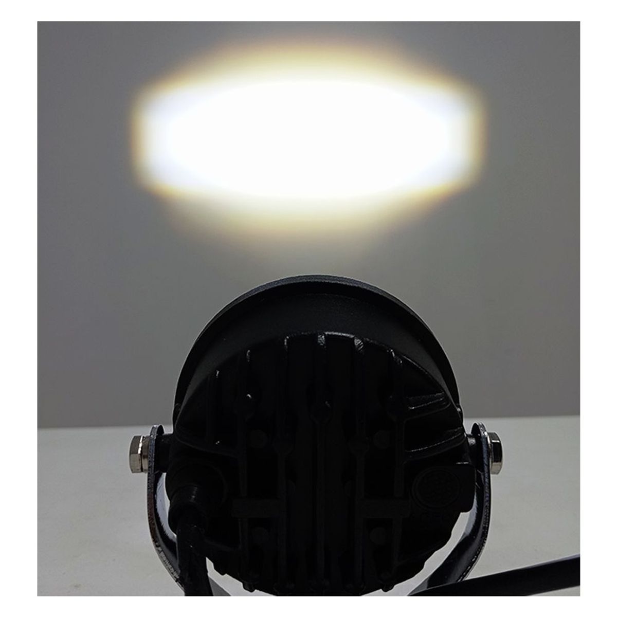 GENERICO - Faro Neblinero Led Luz Blanco Fijo DRL Ámbar 40w Aro Blanco