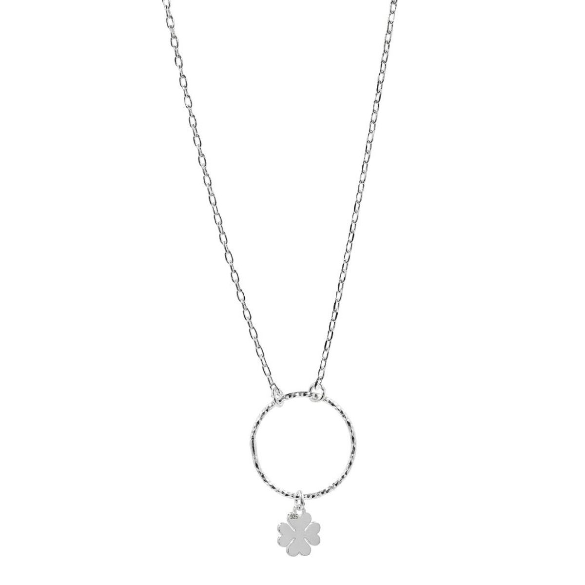 AMBAR JOYERIA - Collar Karma de la Suerte Plata 925