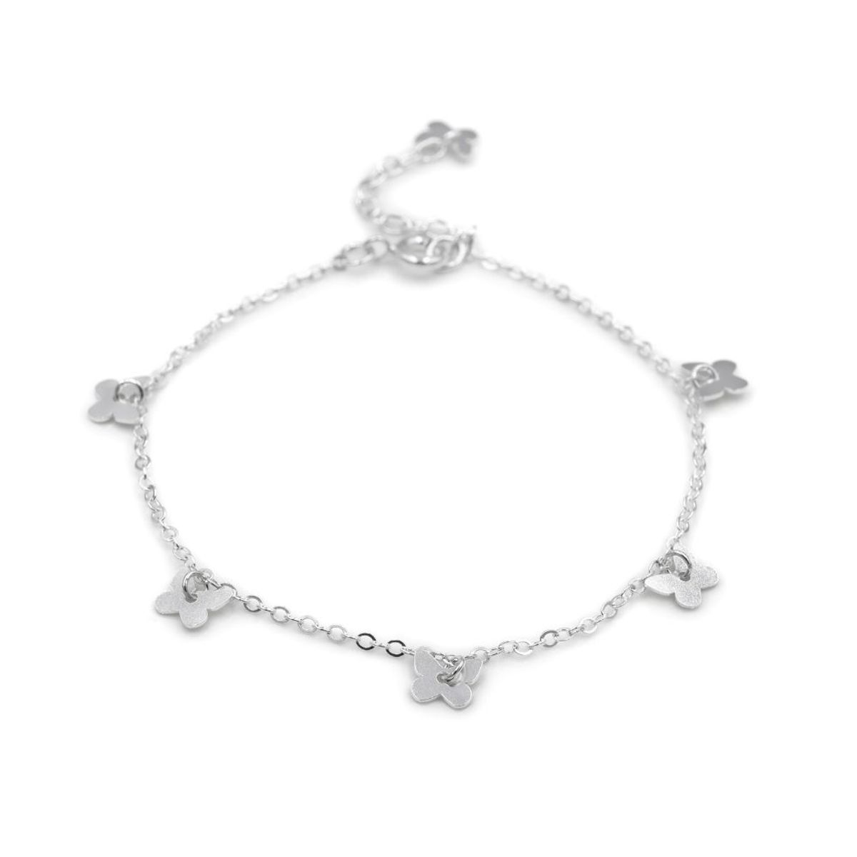 AMBAR JOYERIA - Pulsera Maripositas Silver