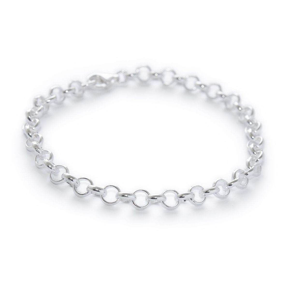 AMBAR JOYERIA - Pulsera de Plata 925 Rolito 5 Silver