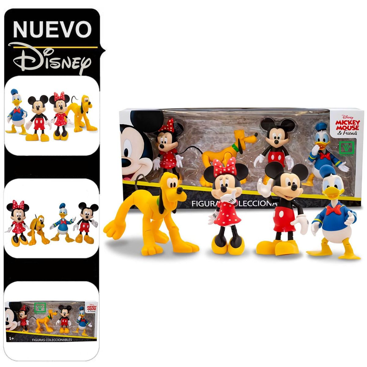 DISNEY - Set de Figuras Articulables Mickey Mouse y sus Amigos