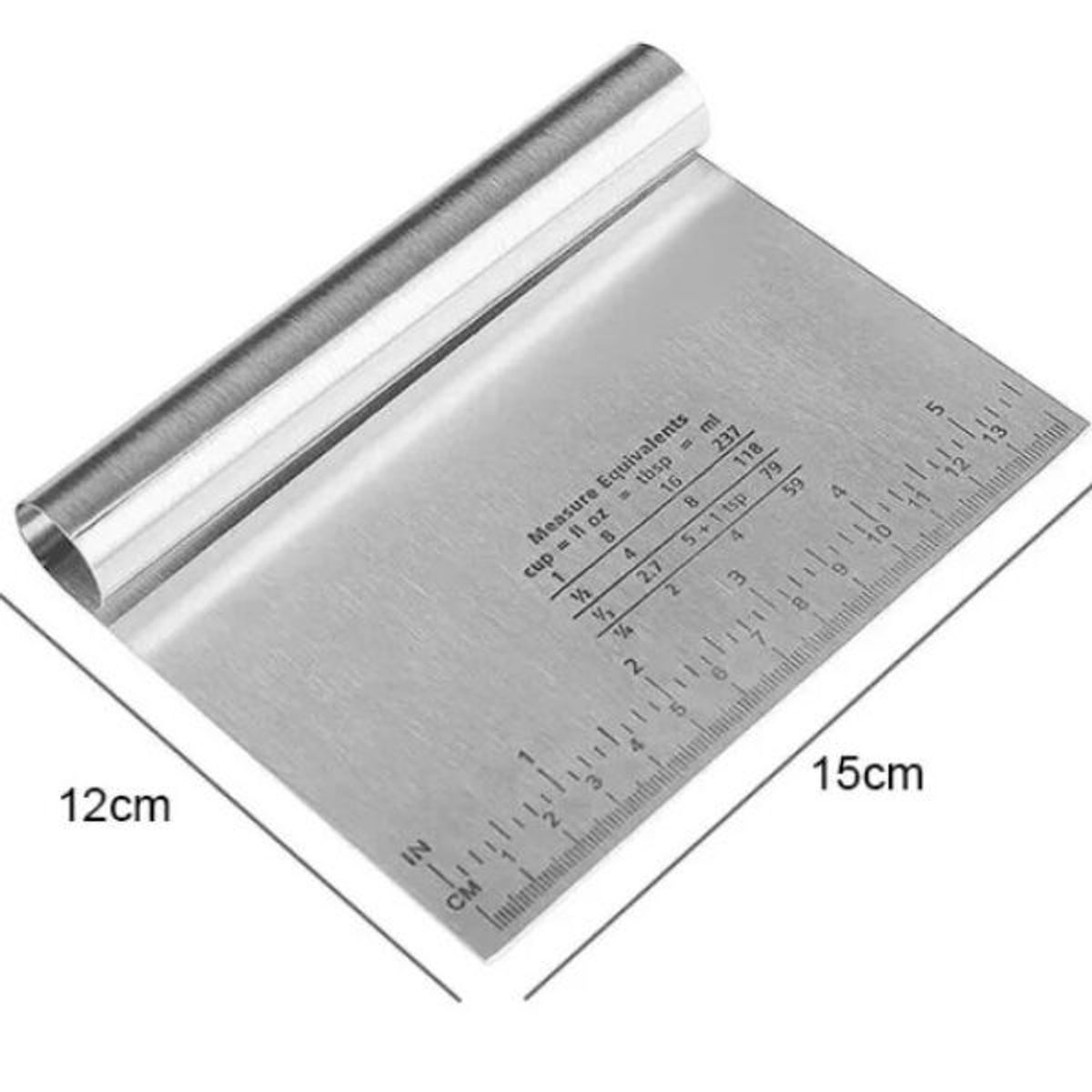 GENERICO - Cortador De Masa De Acero Inoxidable Para Cocina 15 CM