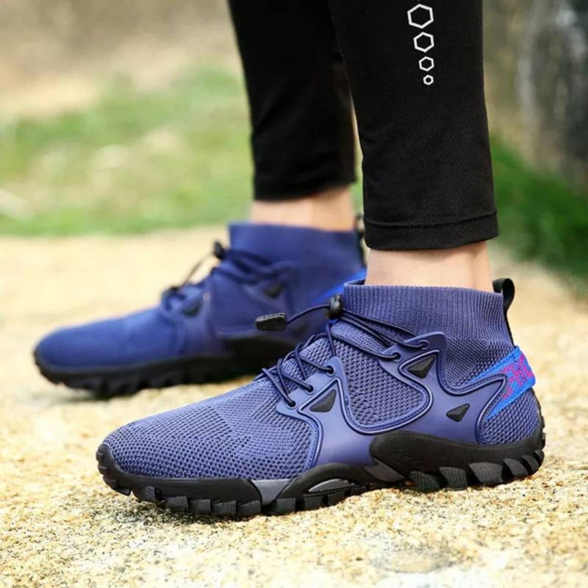 AQUA&MODA - Zapatillas Trekking Unisex Aquamoda TREKK1AAZ Azul - Azul_.