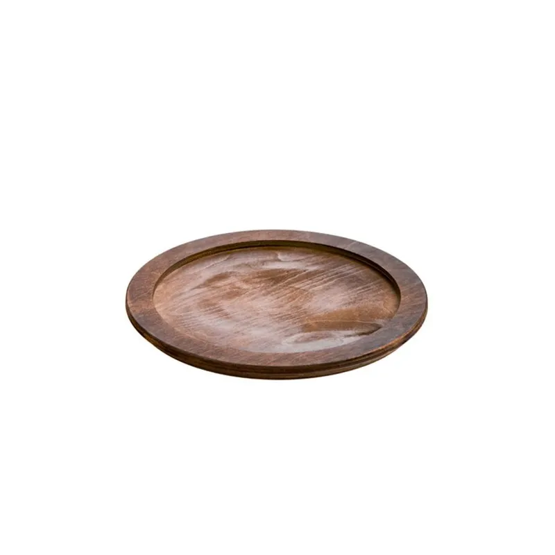 LODGE - Base de madera redonda de 25cm
