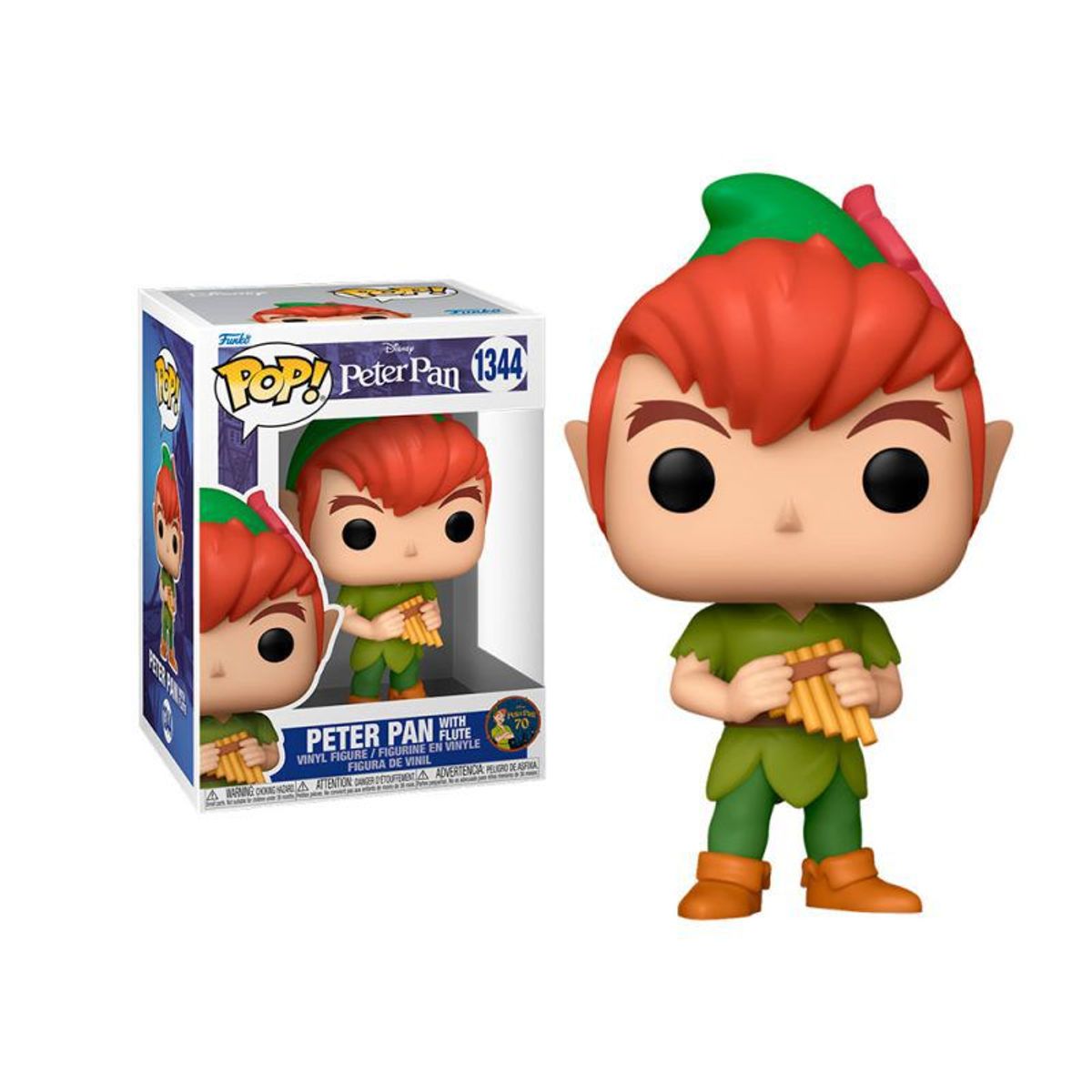 FUNKO - Funko Pop Peter Pan con flauta Disney