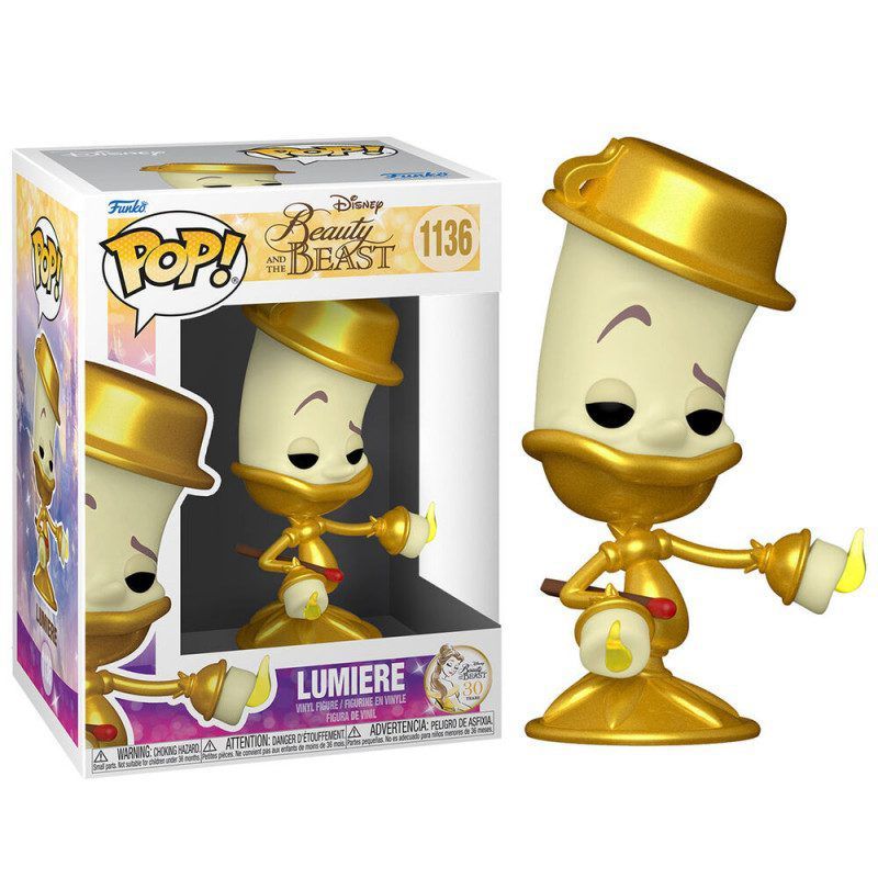 FUNKO - Funko Pop Lumiere La Bella y la Bestia