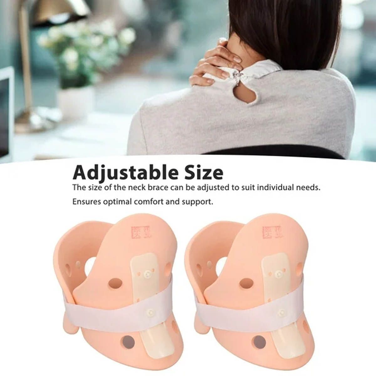 GENERICO - Medical Collares Cuello Cervical Ajustable para Proteger