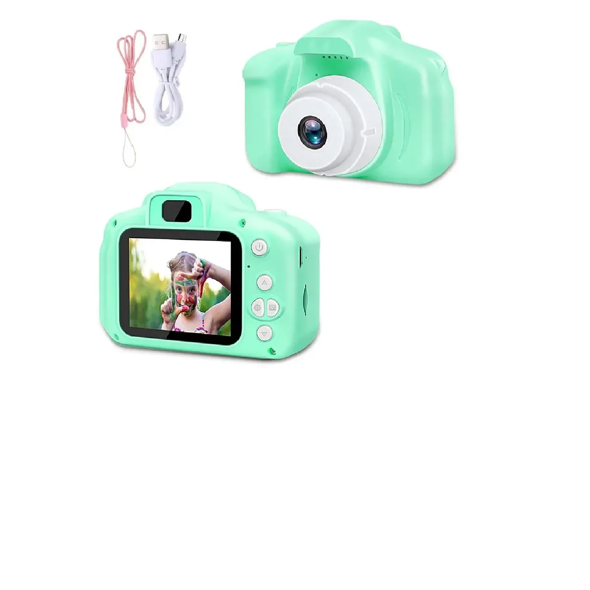GENERICO - Mini Camara Fotográfica Video Digital Para Niños Verde