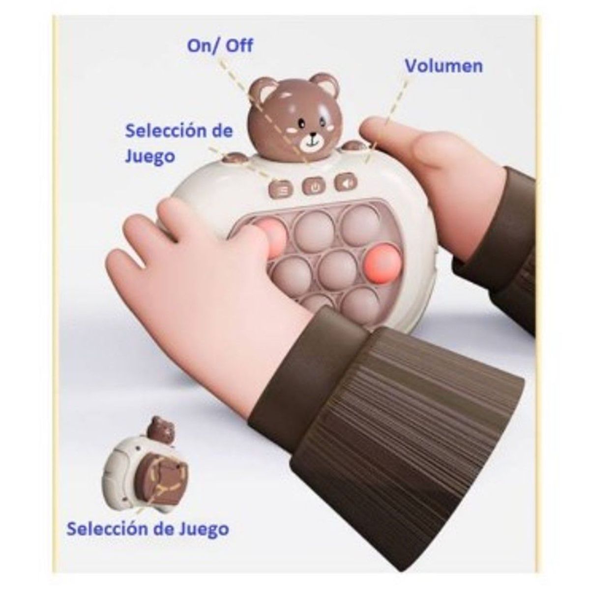 GENERICO - Pop It Electrónico  Juguete Inteligente Español Anti Estres