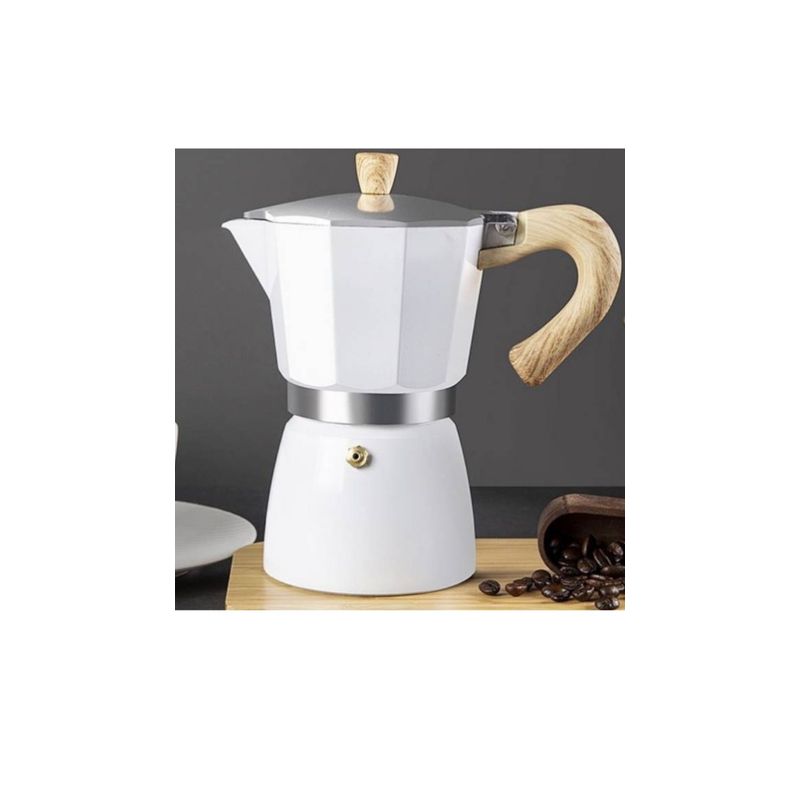 GENERICO - Cafetera Modelo Italiana 12 Tazas Blanco