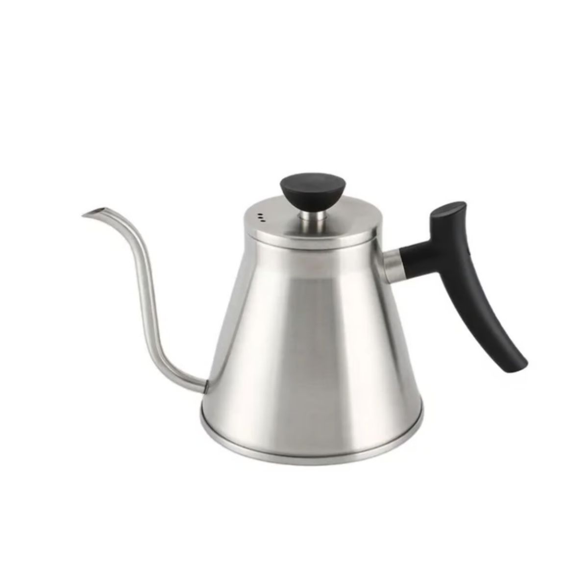 GENERICO - Tetera cuello de cisne plateada 1000 ml