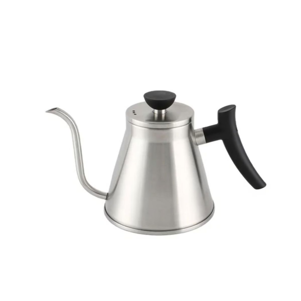 GENERICO - Tetera cuello de cisne plateada 1000 ml