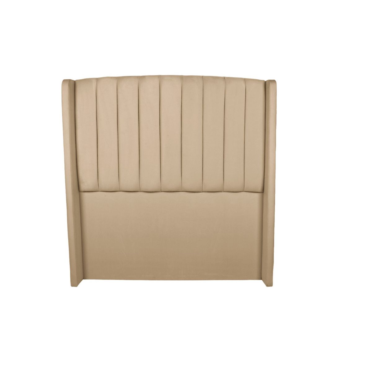 MUEBLES MACRUMO - Cabecera Alta Barcelona de 2 Plz brazo recto - Color Beige
