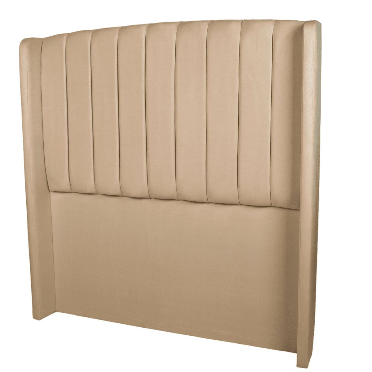 MUEBLES MACRUMO - Cabecera Alta Barcelona de 2 Plz brazo recto - Color Beige
