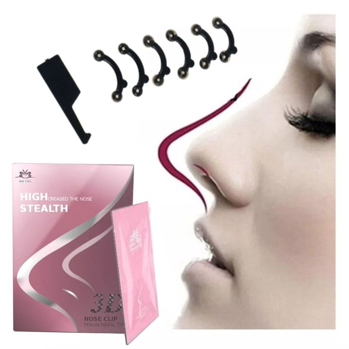 GENERICO - Corrector Nasal Nariz Respingador Modelador Elevador Nasal