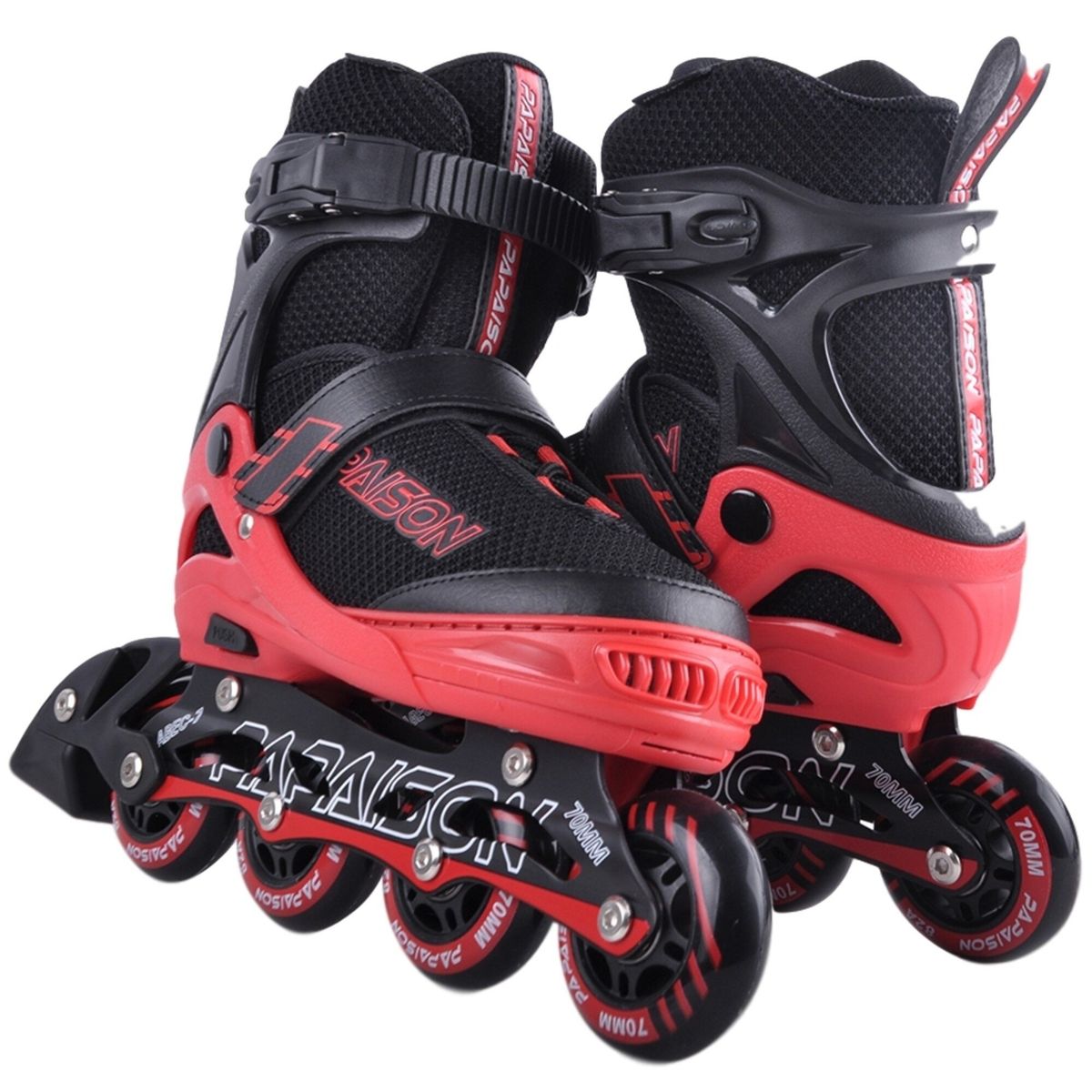 PAPAISON - Patines Lineales Ajustables Adultos A06 RD Tallas 40-41-42