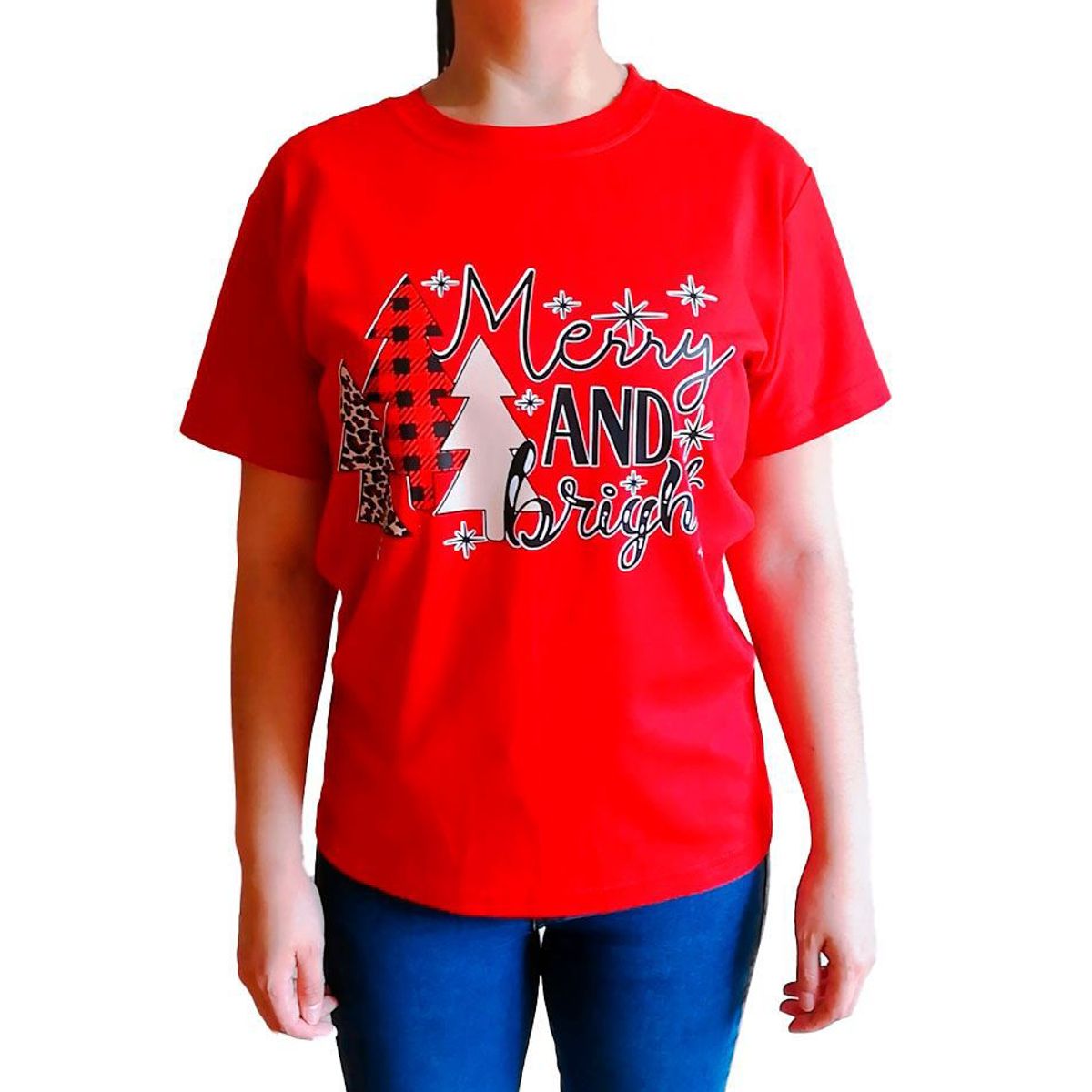 GENERICO - Polo Mujer Pinos - Nathalie Love It - Rojo