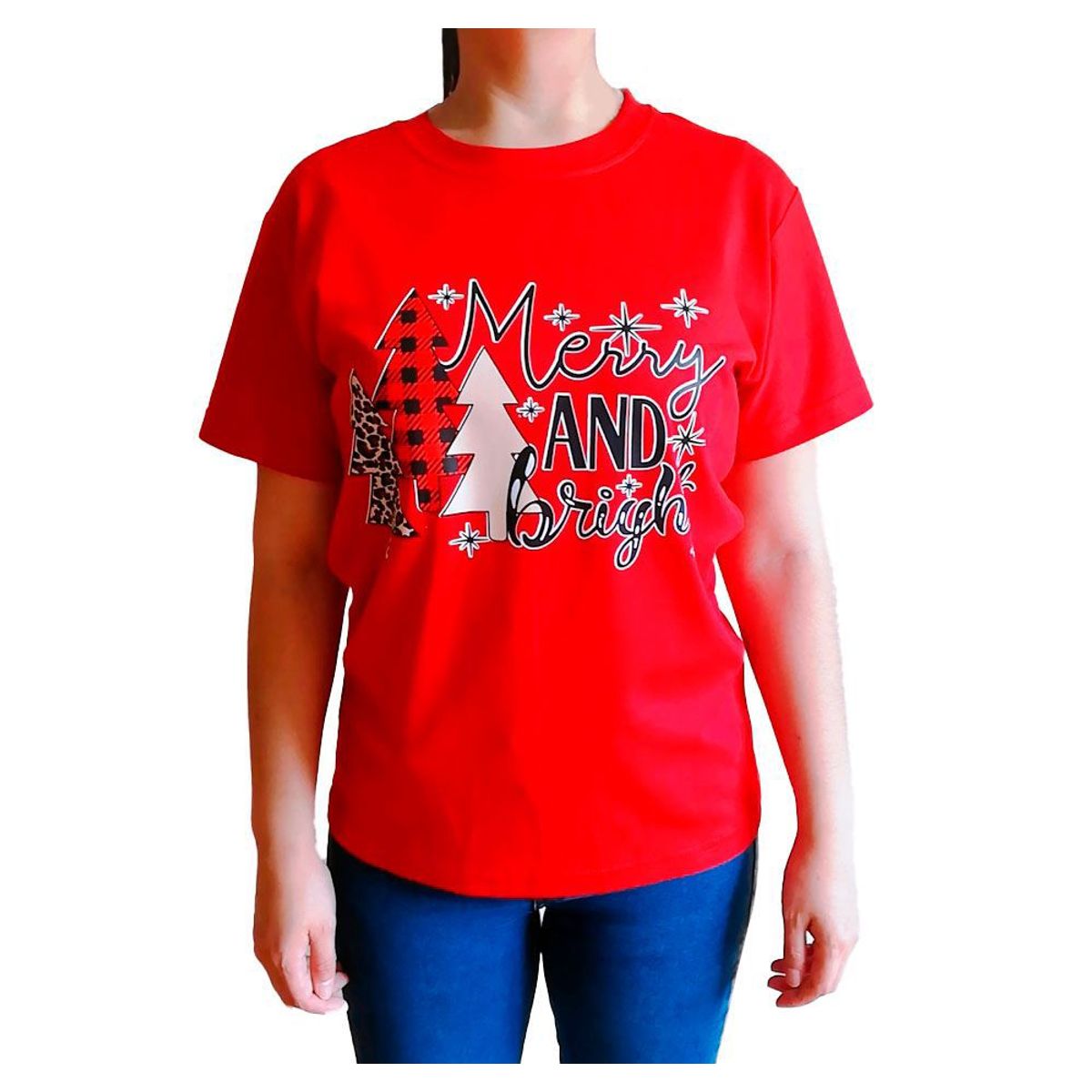 GENERICO - Polo Mujer Pinos - Nathalie Love It - Rojo