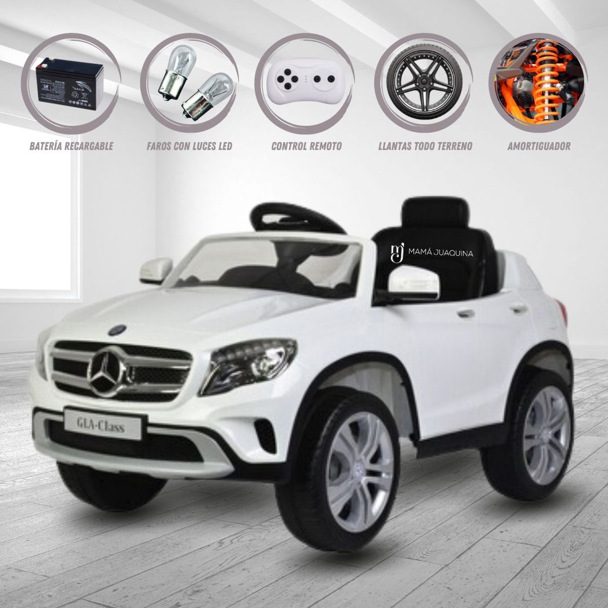 MERCEDES BENZ - Camioneta a Batería Para Niños »GLA CLASS» White