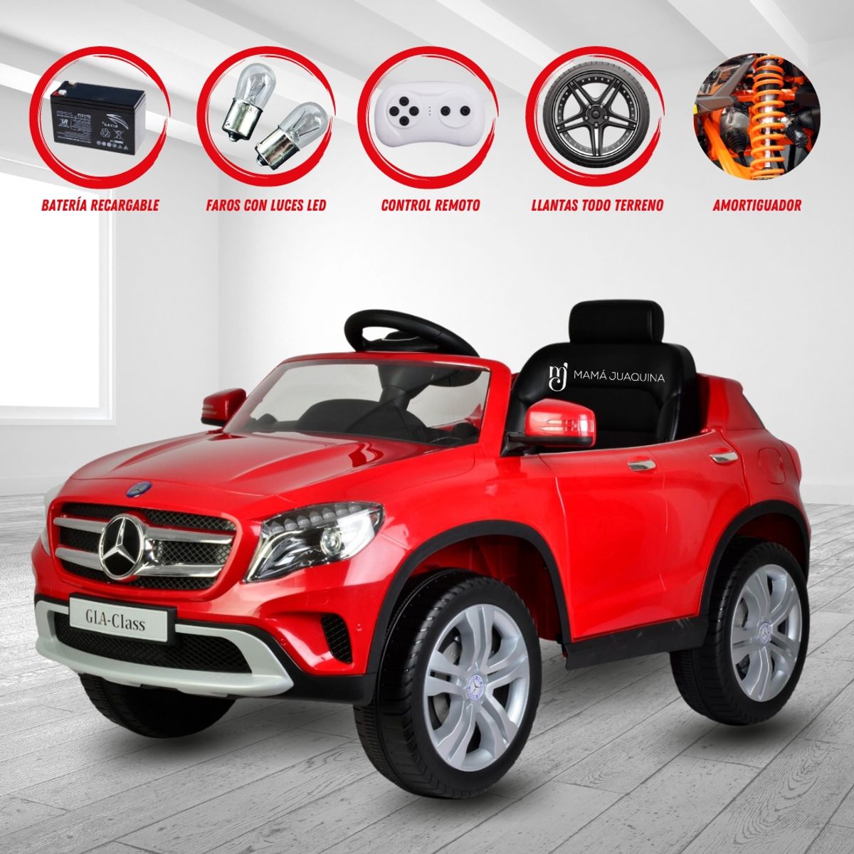 MERCEDES BENZ - Camioneta a Batería Para Niños »GLA CLASS» Red