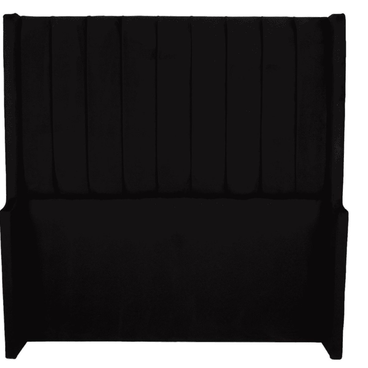 GENERICO - Cabecera Alta Barcelona con bastón de 2 Plz - Color Negro