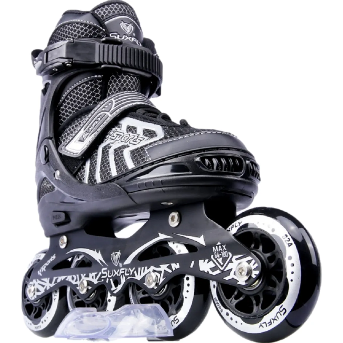 SUXFLY - Patines Ajustables Alta Velocidad BK Tallas 34-35-36