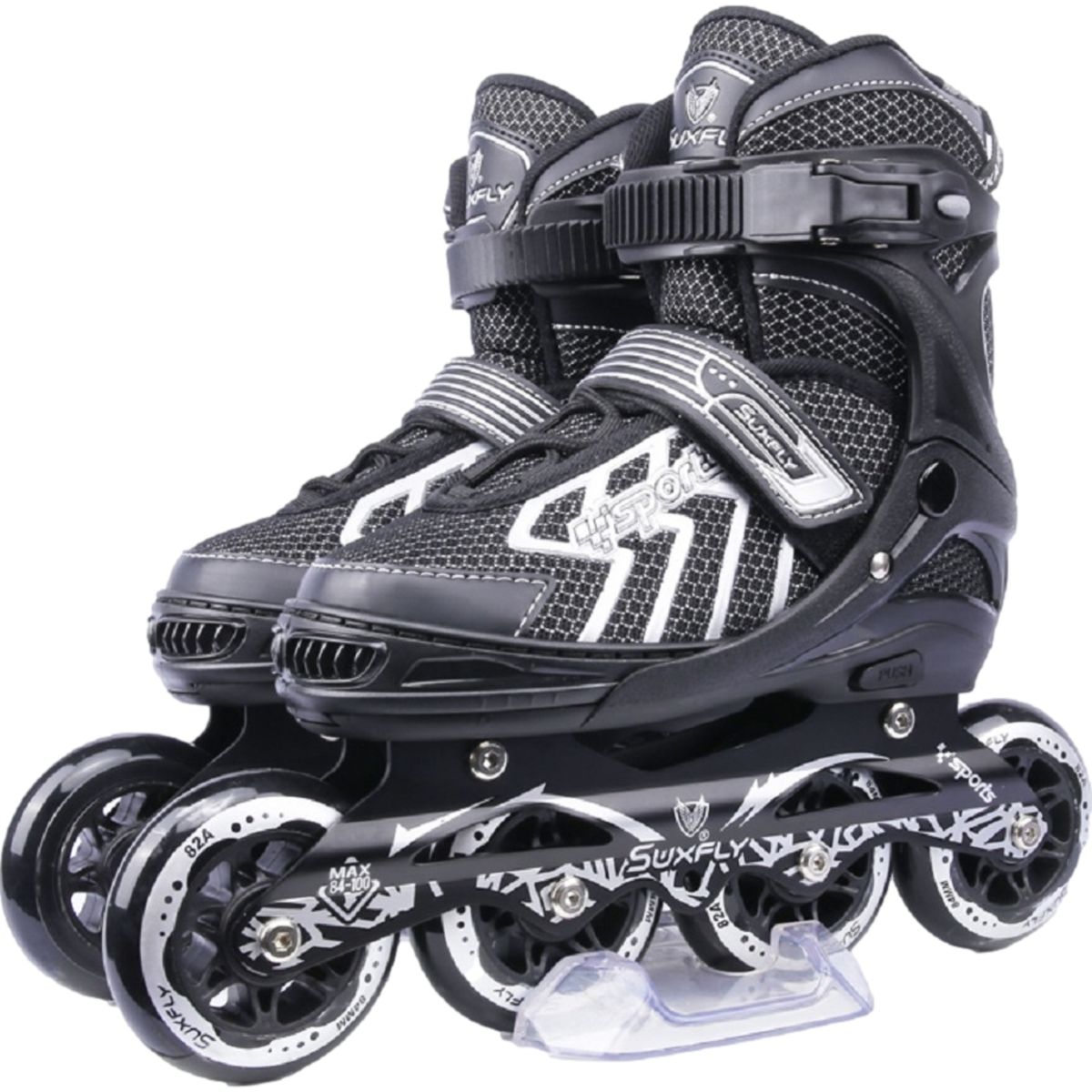 SUXFLY - Patines Ajustables Alta Velocidad BK Tallas 37-38-39