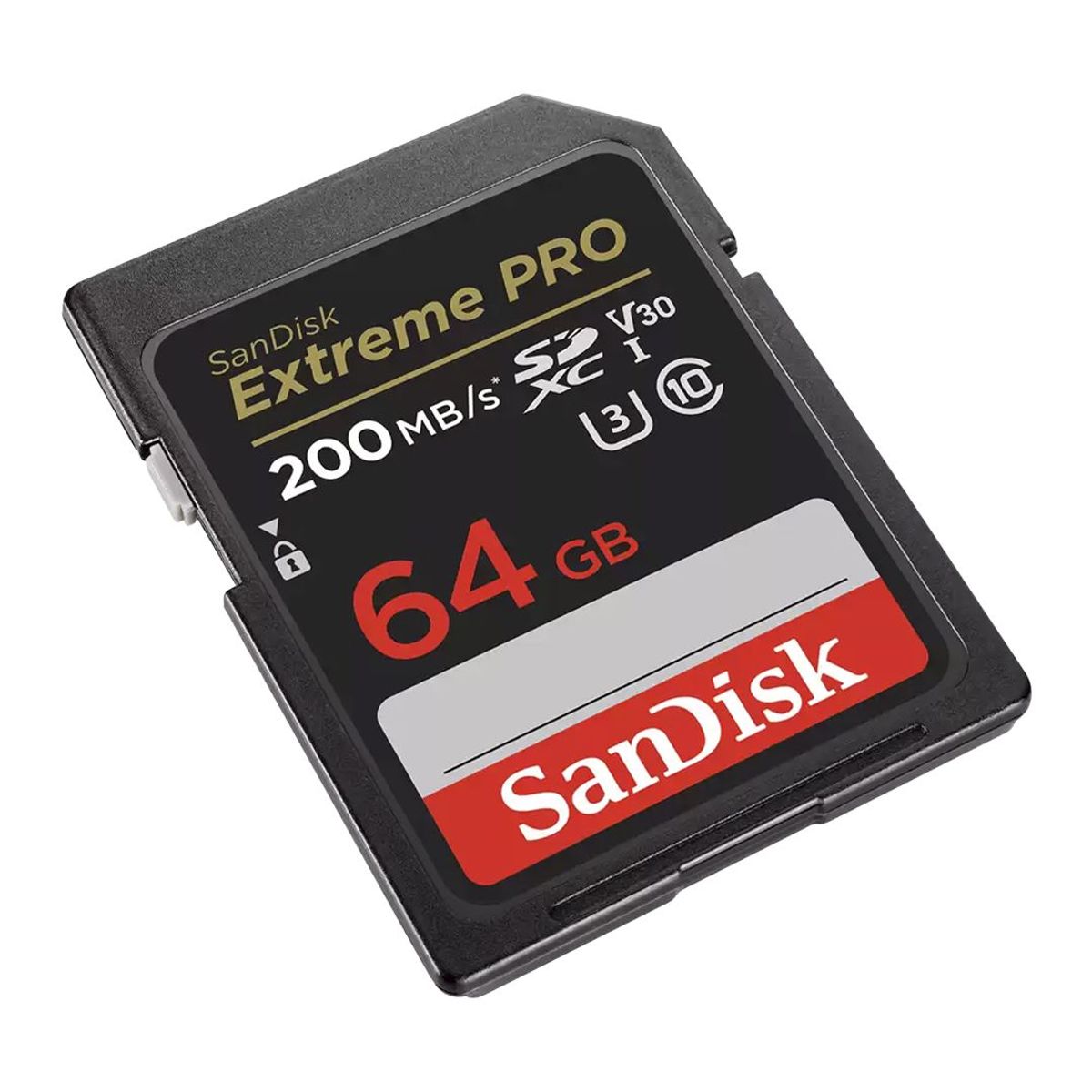 SANDISK - Memoria SD SANDISK Extreme Pro 64GB 4K UHS-I C10 U3 200MBS