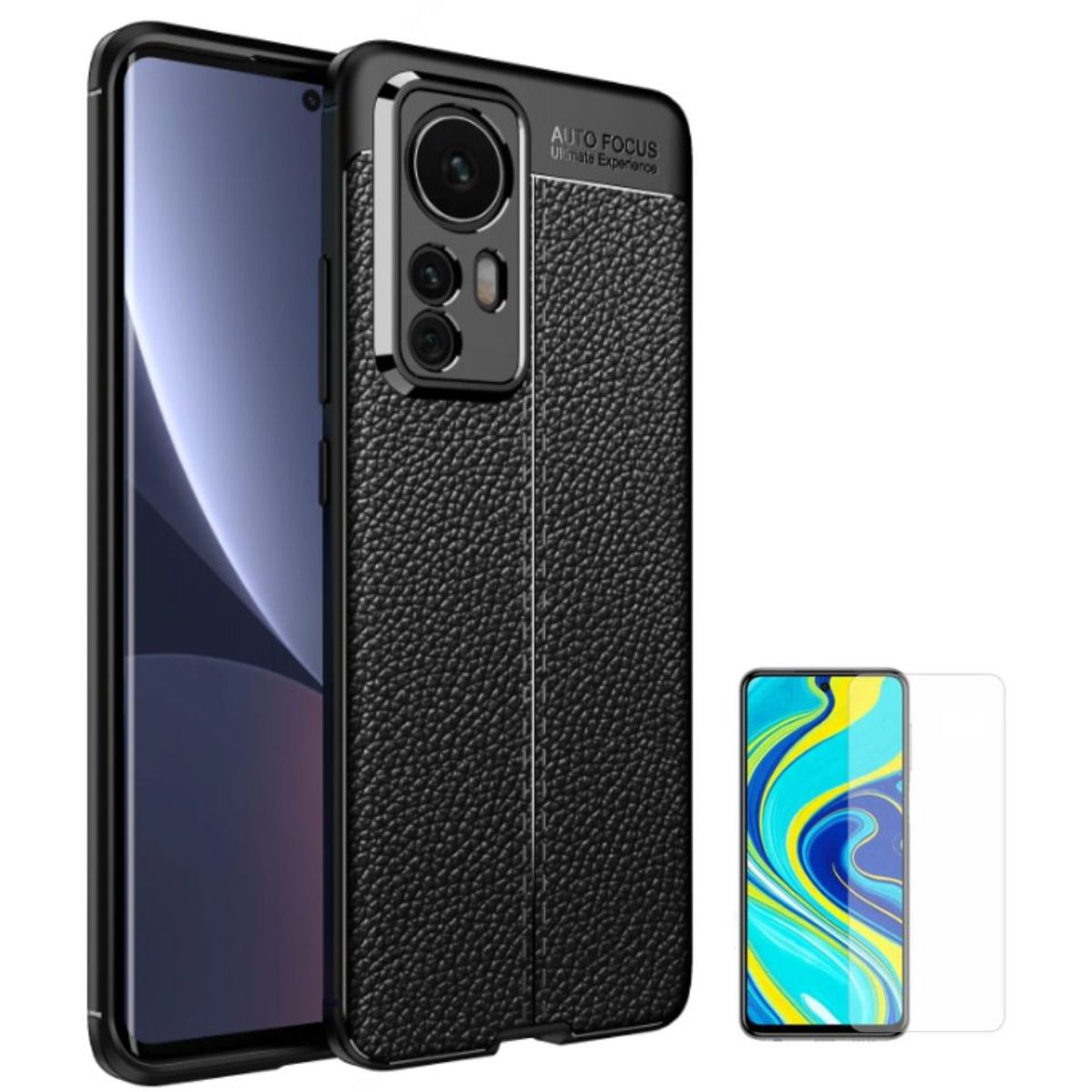 CARBONELL - CASE CARBONO AUTOFOCUS XIAOMI 12 Y VIDRIO UV