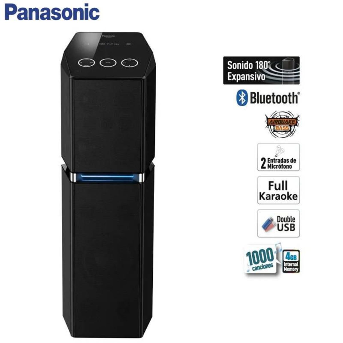 PANASONIC - Minicomponente PANASONIC 1700W SC-UA70PU-K