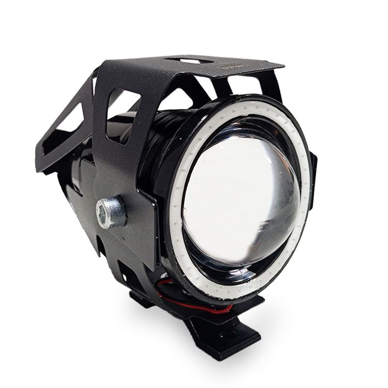 GENERICO - Exploradora Led 15w Proyector Luz Blanca Moto Aureola Azul