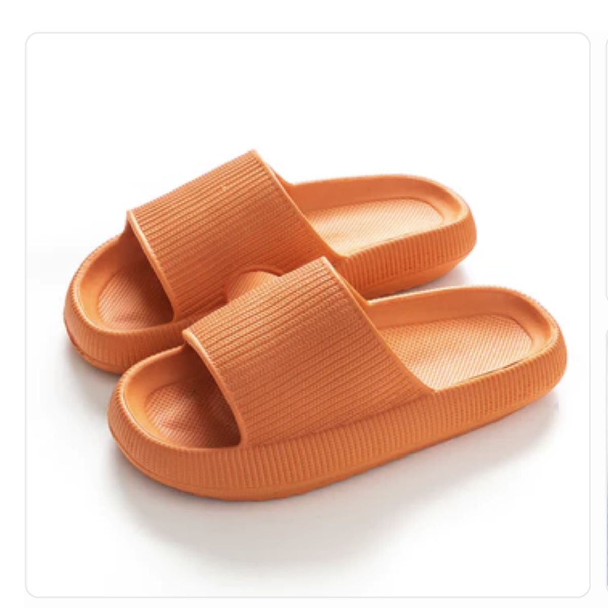 AURELA - CloudSlides™ - Sandalias Pantuflas Cómodas y Ligeras 34-35 Naranja