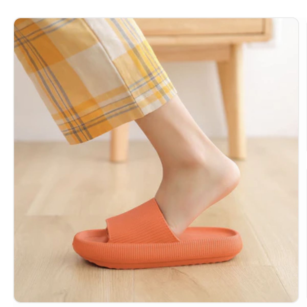 AURELA - CloudSlides™ - Sandalias Pantuflas Cómodas y Ligeras 34-35 Naranja