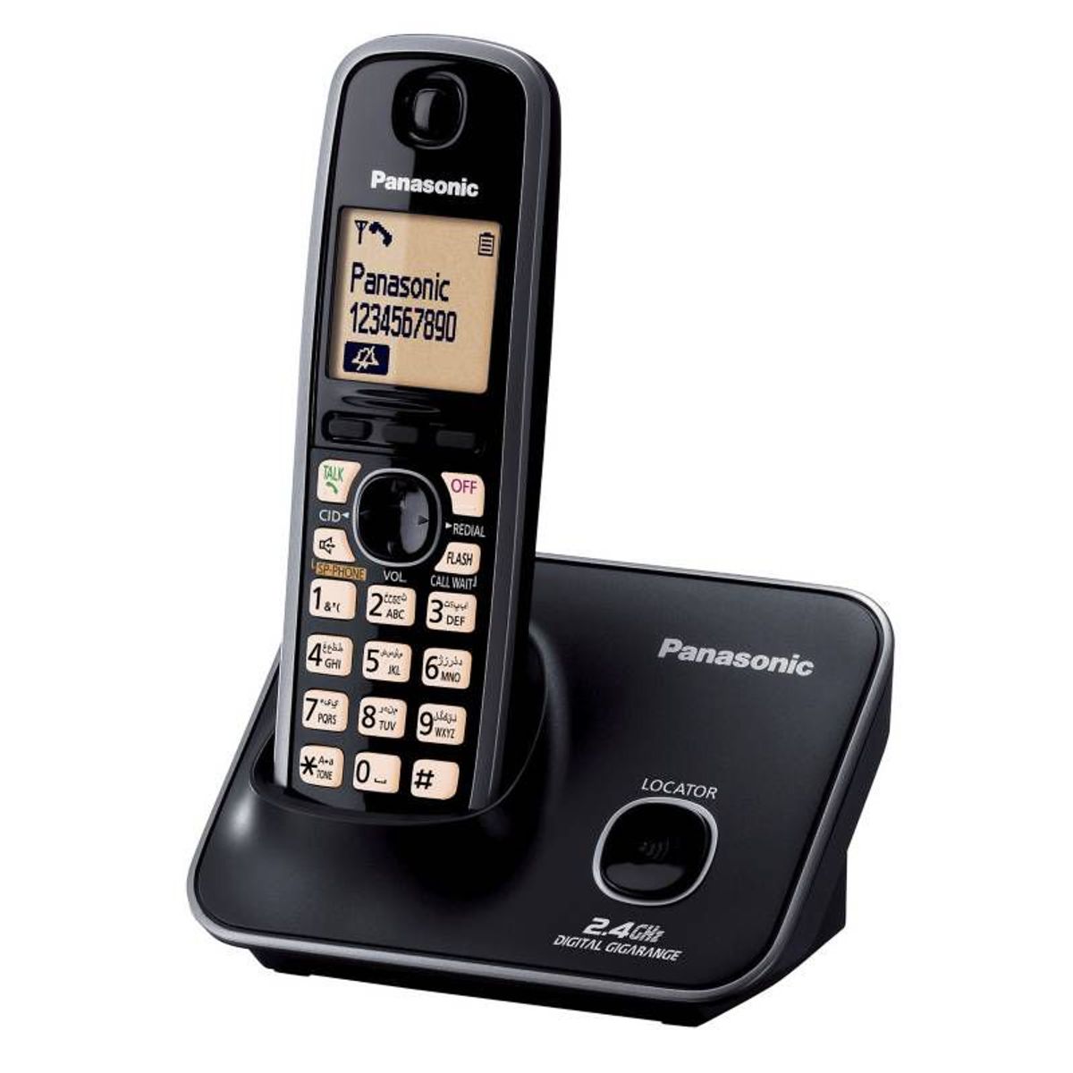 PANASONIC - Teléfono Inalámbrico ID KX-TG3711LCB