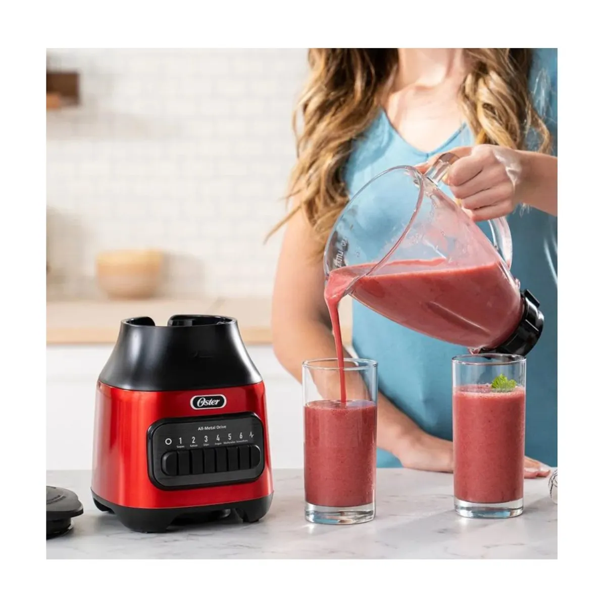 OSTER - Licuadora Oster De 6 Velocidades más pulso 1,5 lts 800w