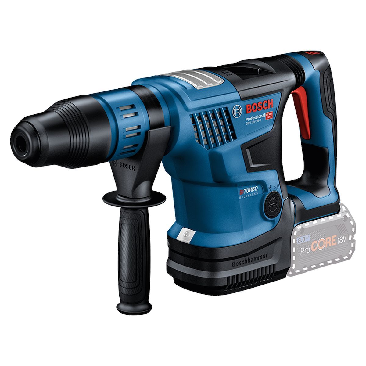 BOSCH - Martillo Demoledor Inalám Bosch Gbh 18v-36 C Biturbo SBat