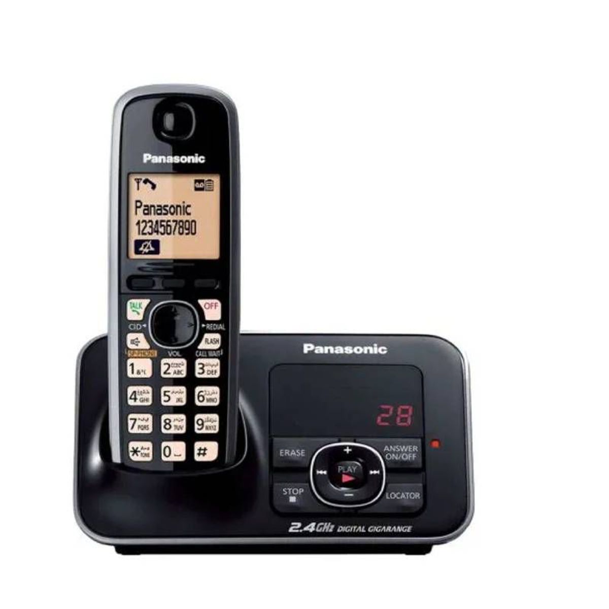 PANASONIC - Telefono Inalámbrico Panasonic KX-TG3721LCB