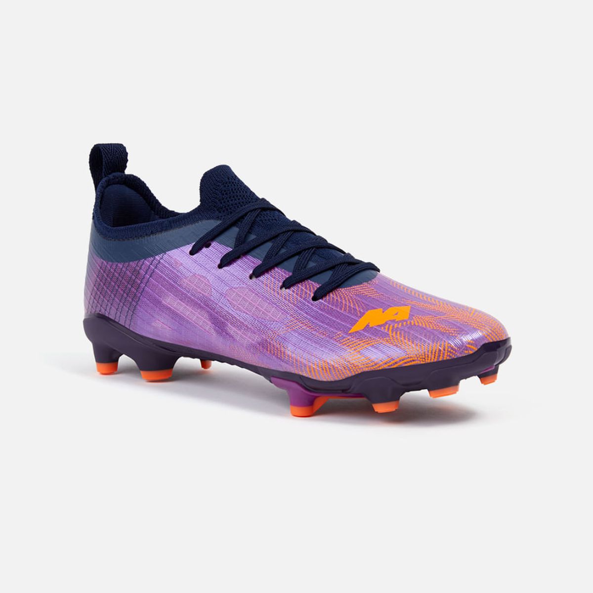 NEW ATHLETIC - ZAPATILLAS NEW ATHLETIC FOOTBALL ARROW14 MORADO CON AZUL OSCURO JUVENIL