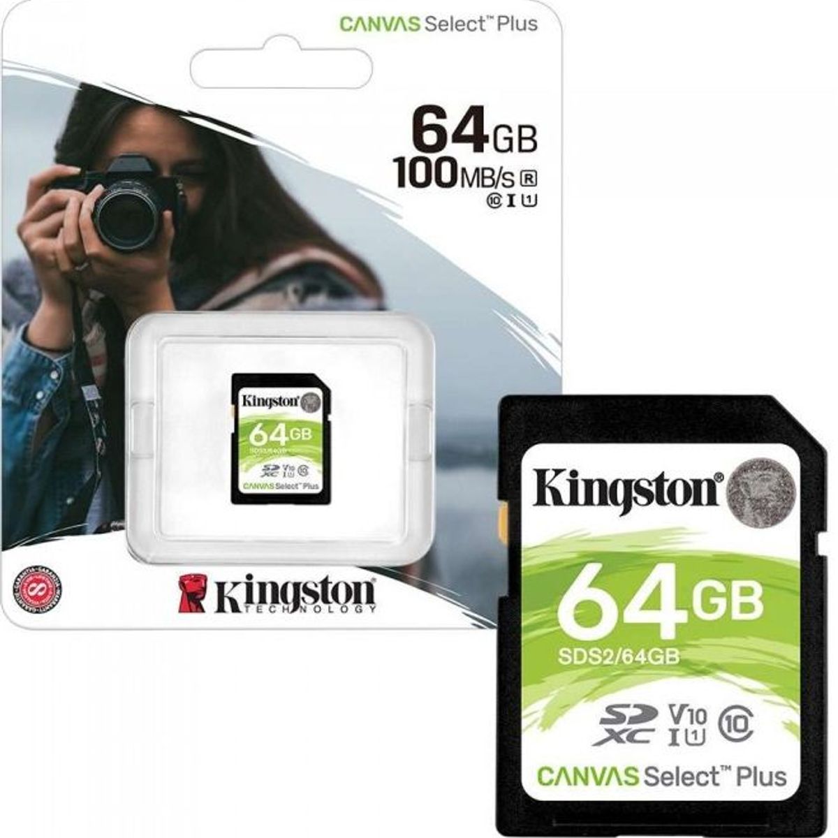 KINGSTON - MEMORIA MICRO SD 64GB KINGSTON PARA CAMARA DE VIDEO