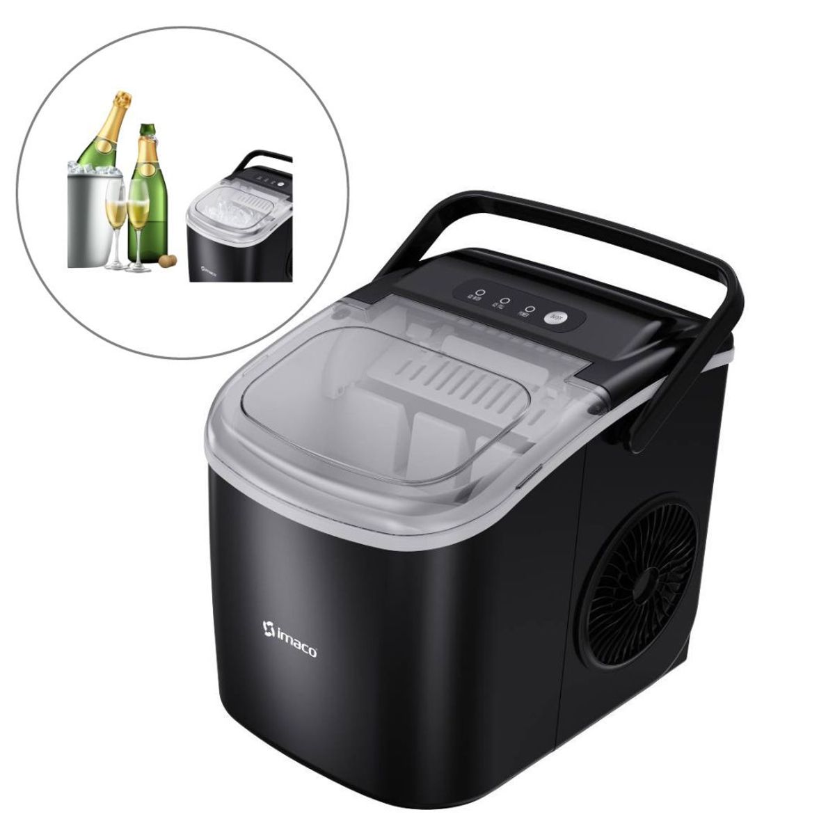 IMACO - Máquina de Hacer Hielo Imaco IMK1209