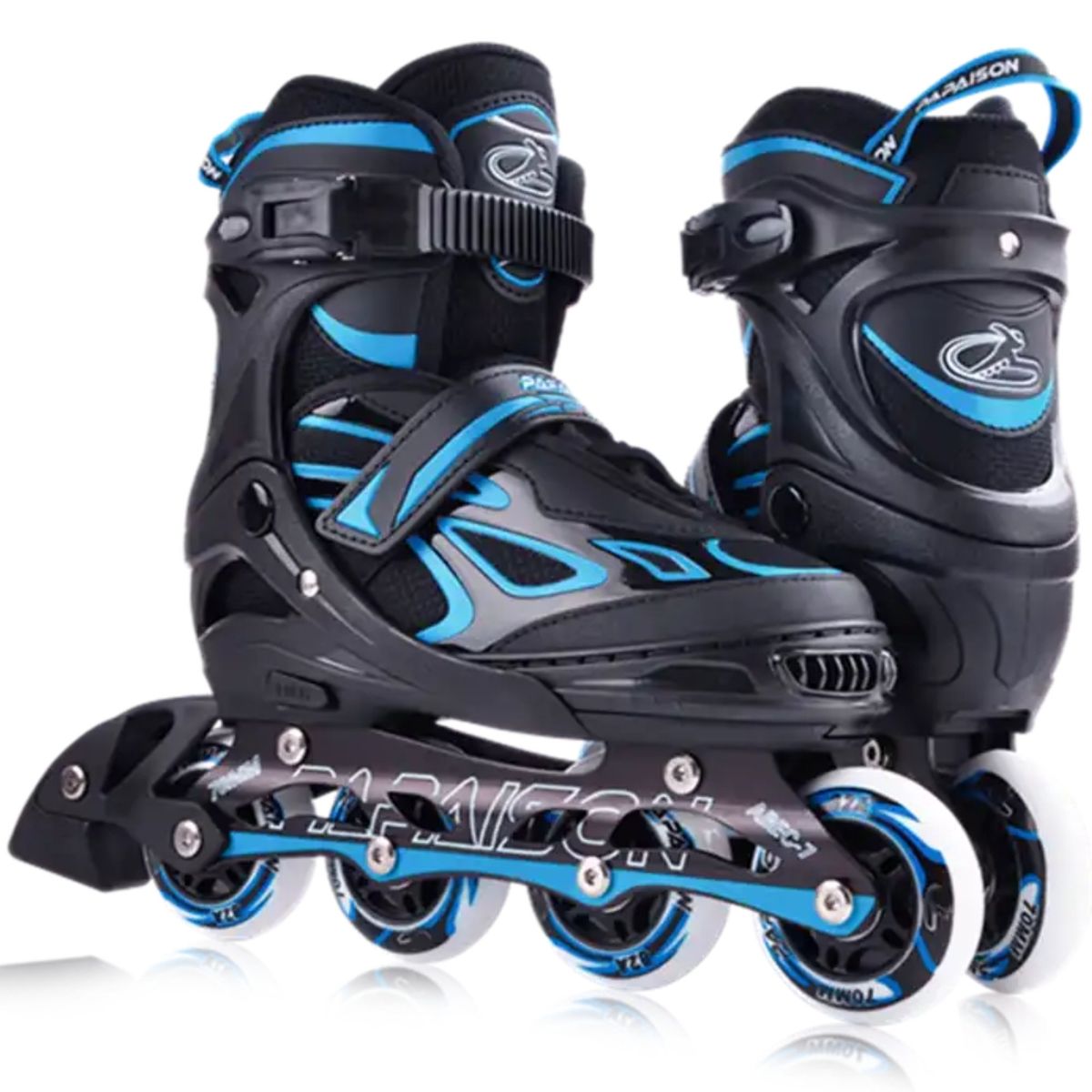PAPAISON - Patines Lineales Ajustables Clásicos F08 BL Tallas 34-35-36