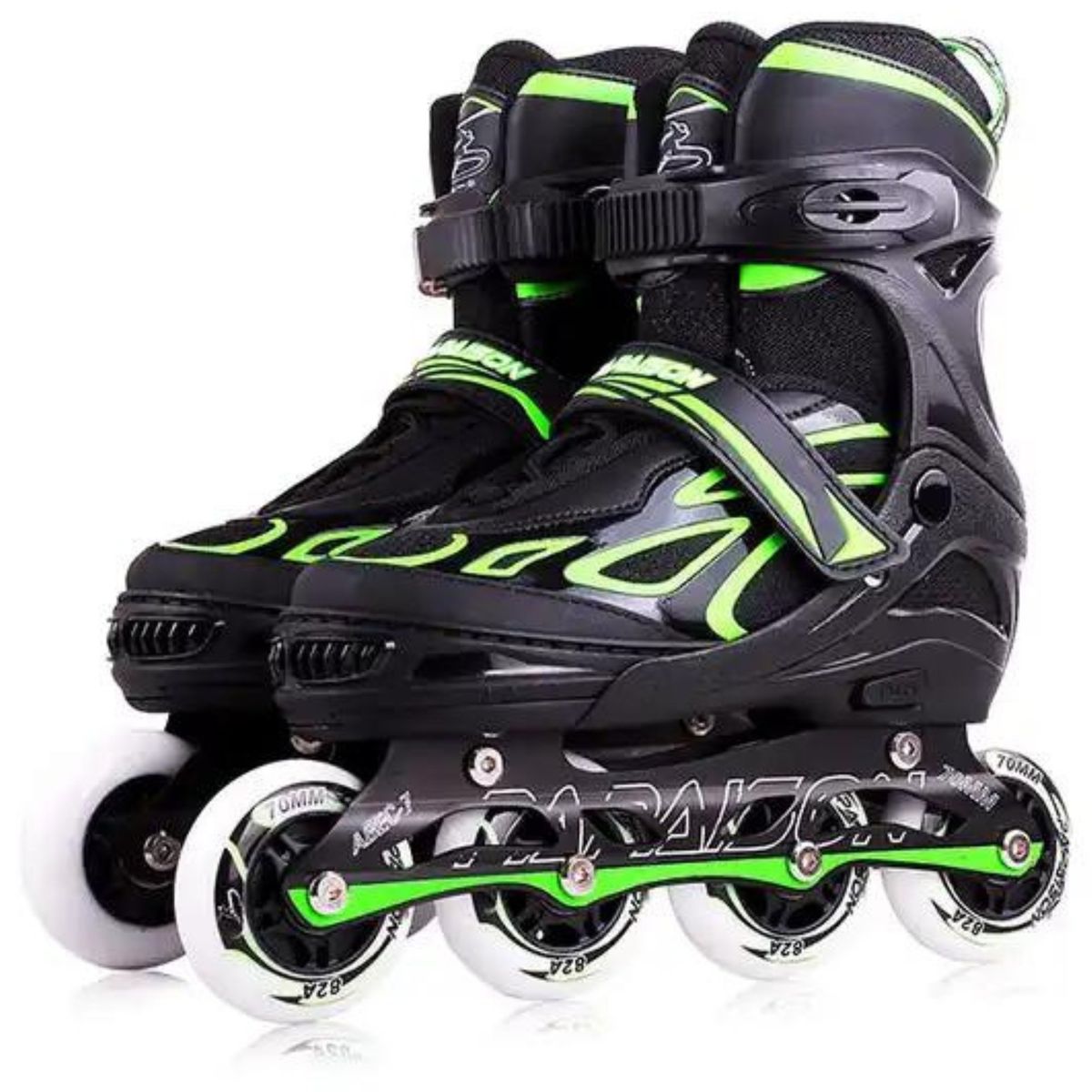 PAPAISON - Patines Lineales Ajustables Clásicos F08 GN Tallas 37-38-39