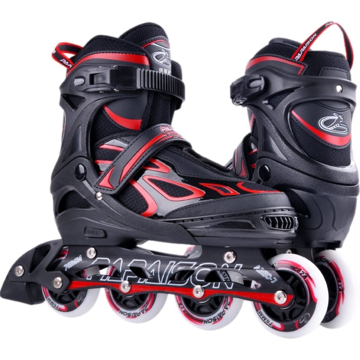 PAPAISON - Patines Lineales Ajustables Clásicos F08 RD Tallas 31-32-33