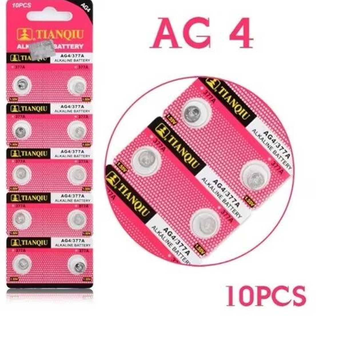 GENERICO - PILAS AG4 LR626 TIANQIU. BLISTER DE 10 PILAS