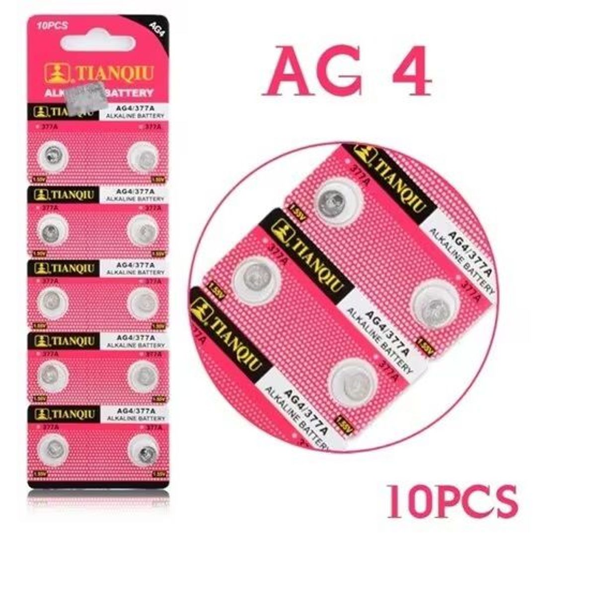 GENERICO - PILAS AG4 LR626 TIANQIU. BLISTER DE 10 PILAS