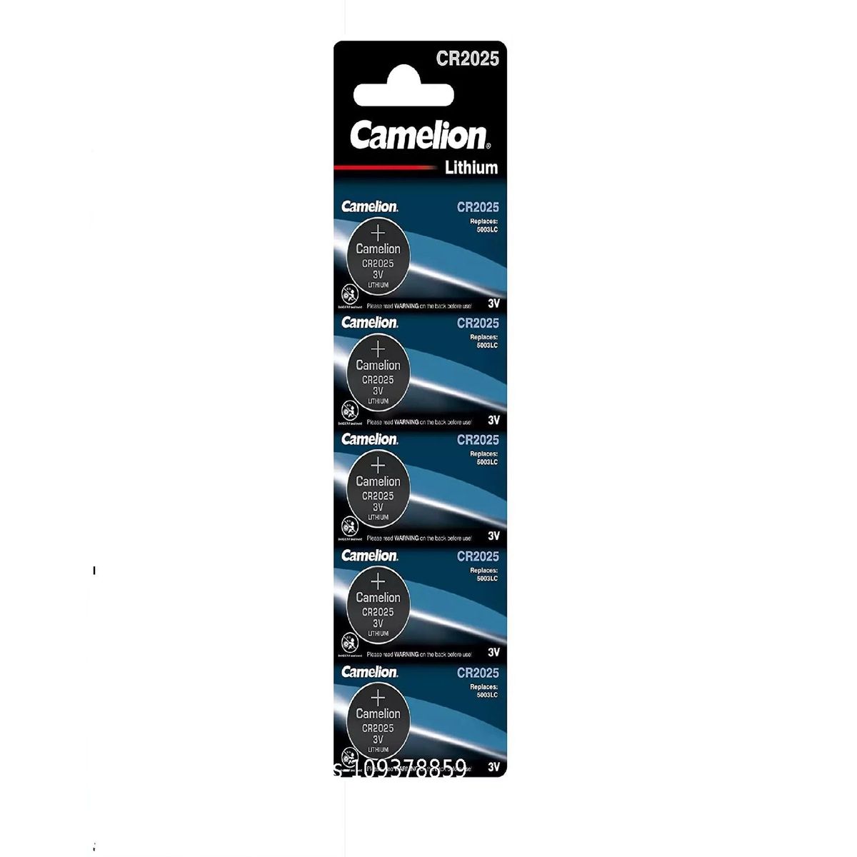 CAMELION - PILAS CR2025 3V LITIO X 5 UNIDADES CAMELION